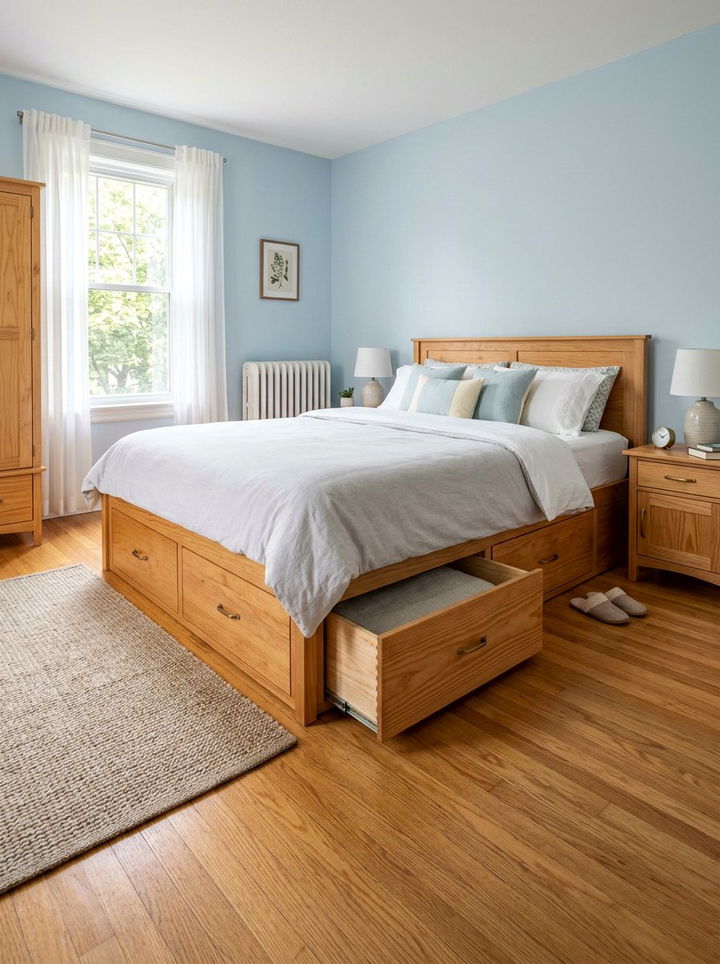 Pine Under Bed Storage - 30 bedroom pine furniture ideas