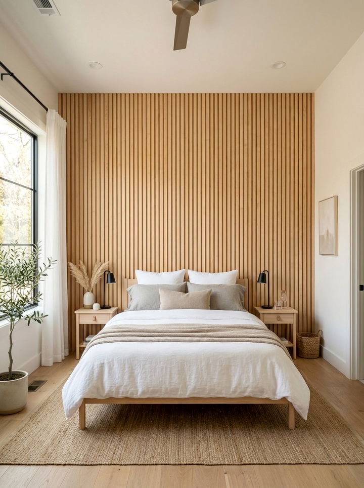 Pine Wood Wall Paneling - 30 Norwegian bedroom ideas
