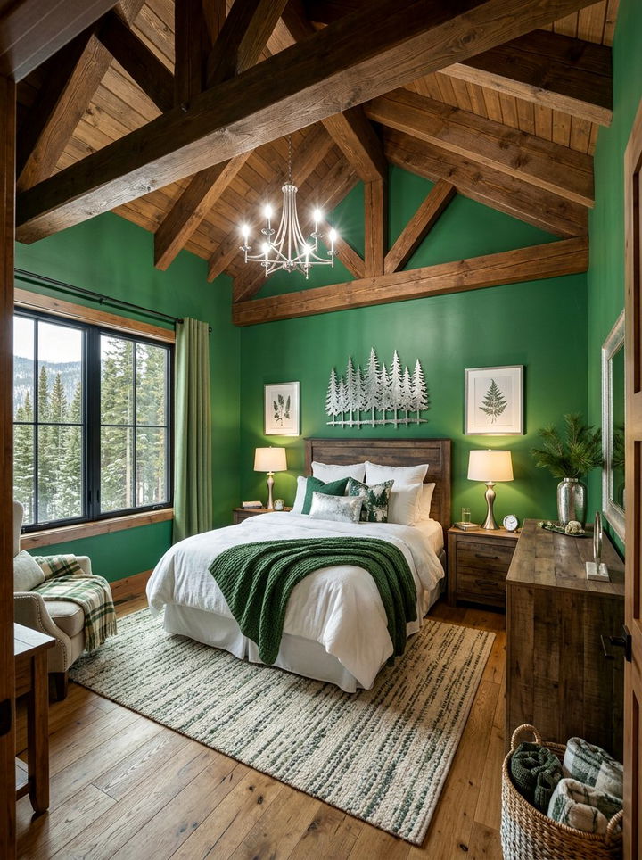 Pine green bedroom paint - 30 nature inspired bedroom color ideas