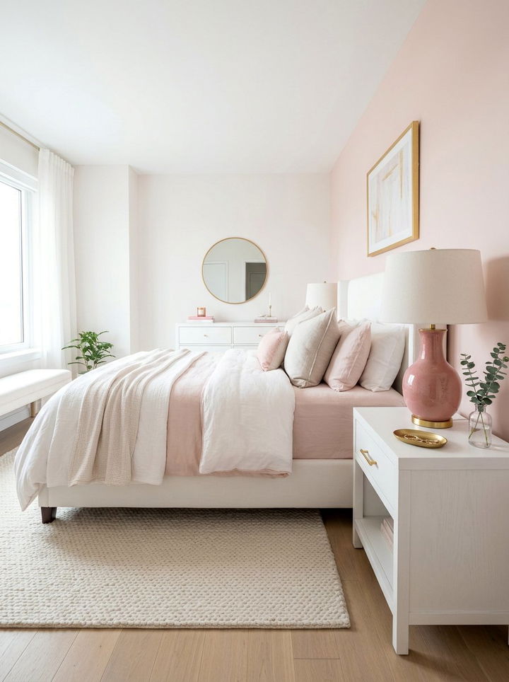 Pink Ceramic Table Lamp - 30 bedroom lamps