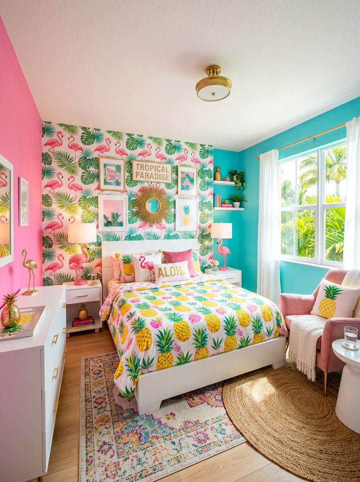 Pink Flamingo Bedroom - 30 animal themed bedroom ideas