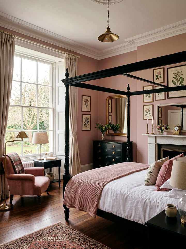 Pink Georgian bedroom - 30 Georgian bedroom ideas