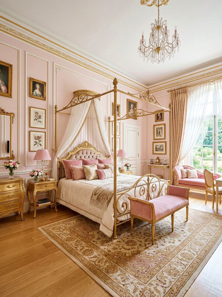 Pink Gold Unicorn Room - 30 unicorn bedroom ideas