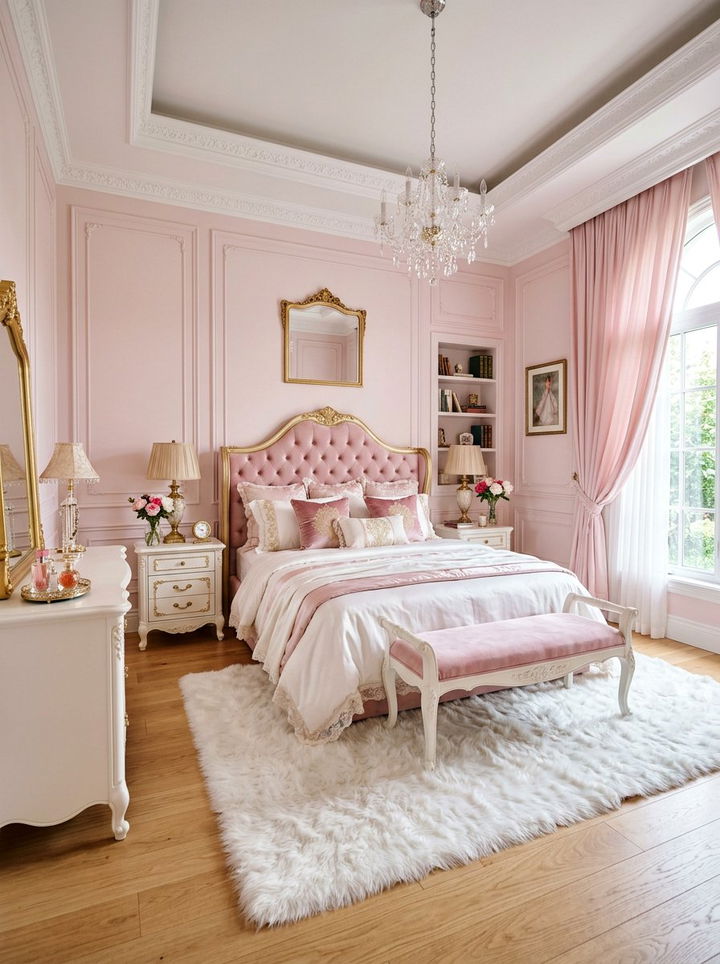 Pink Princess Bedroom - 30 girls bedroom ideas