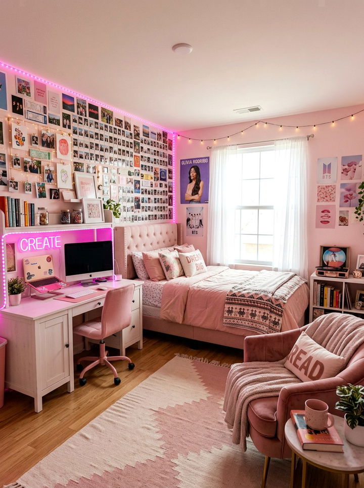 Pink Teen Bedroom - 30 pink bedroom ideas