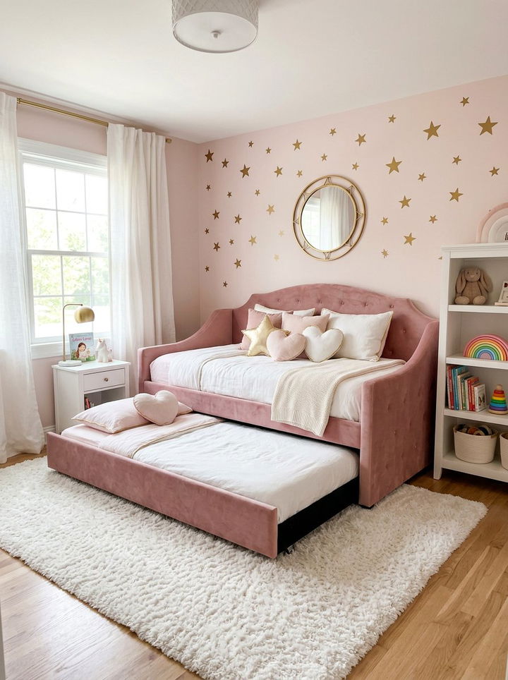 Pink Trundle Bed - 30 bedroom trundle beds