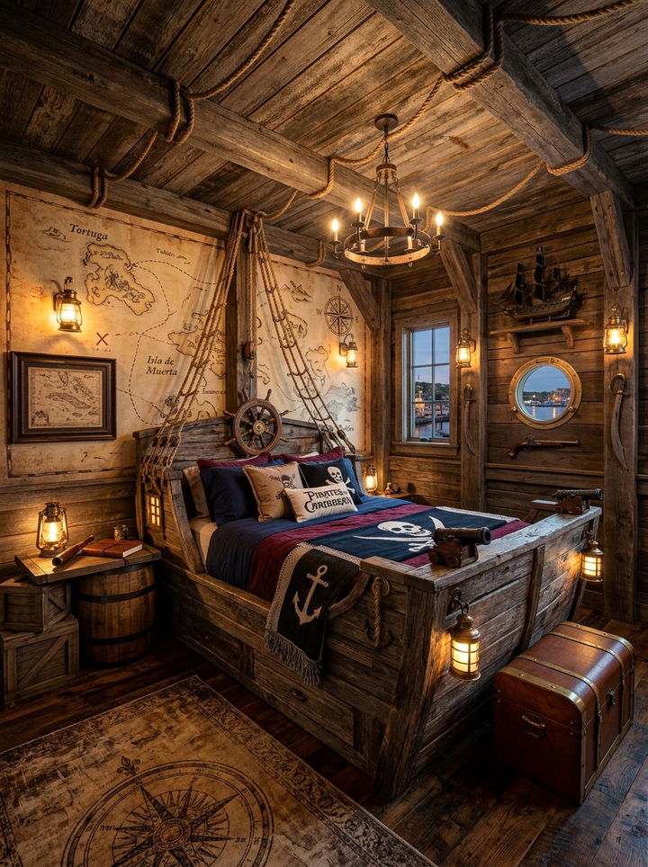 Pirates Of The Caribbean Bedroom - 30 movie themed bedroom ideas