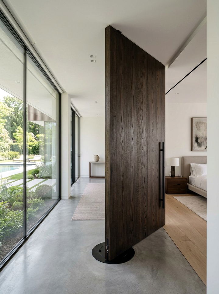 Pivot Bedroom Door - 30 bedroom door ideas