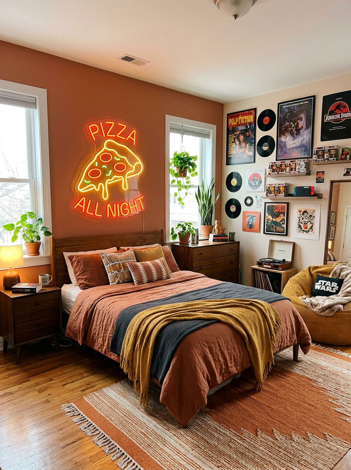Pizza Slice Neon Sign - 30 bedroom neon signs