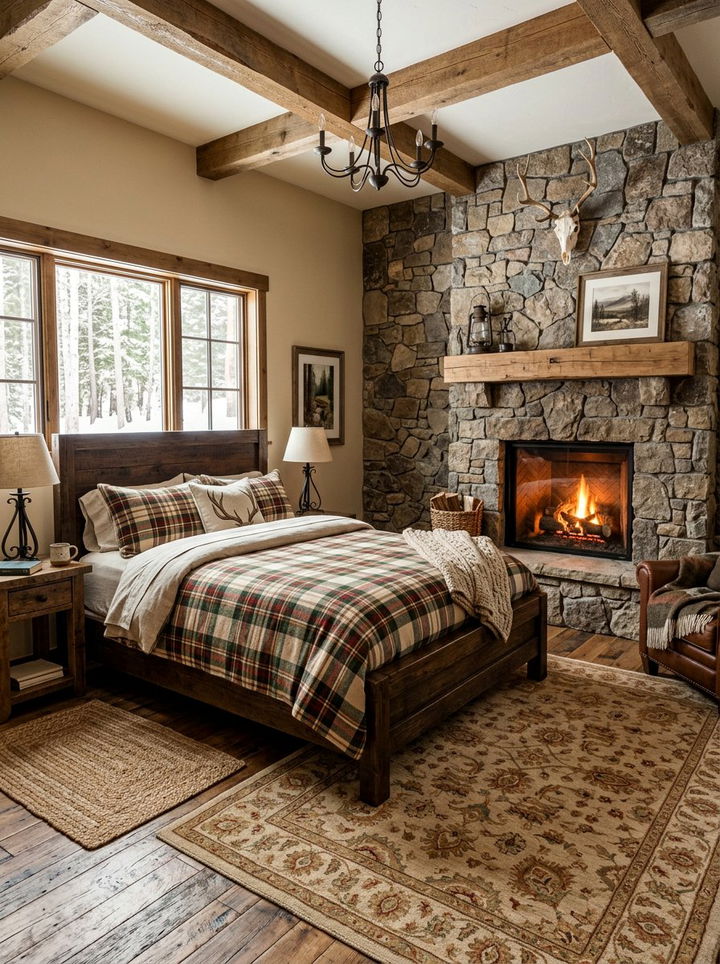 Plaid Cotton Blanket - 30 cotton bedroom ideas