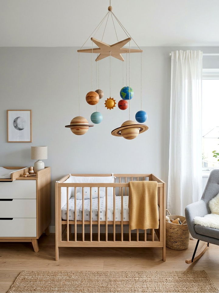 Planet Mobile - 30 planet bedroom ideas