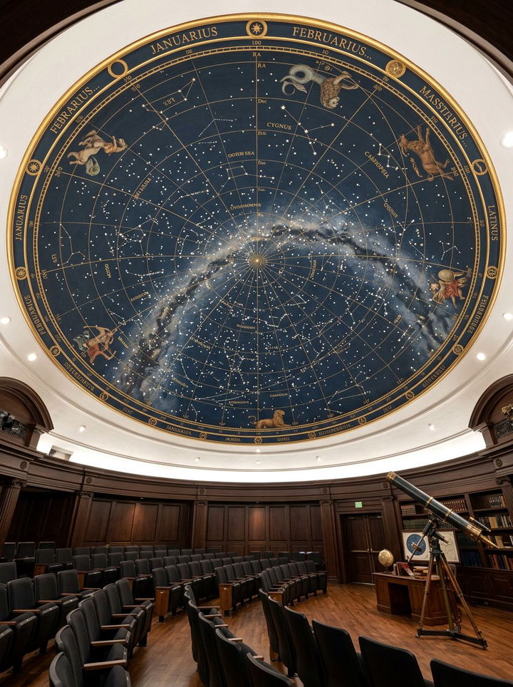 Planetarium Style Ceiling - 30 planet bedroom ideas