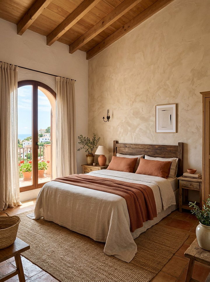 Plaster Finish Texture - 30 bedroom accent wall ideas