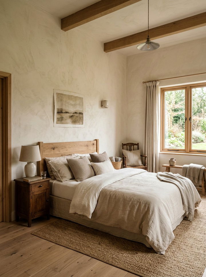Plaster Wall Bedroom - 30 Tuscan bedroom ideas