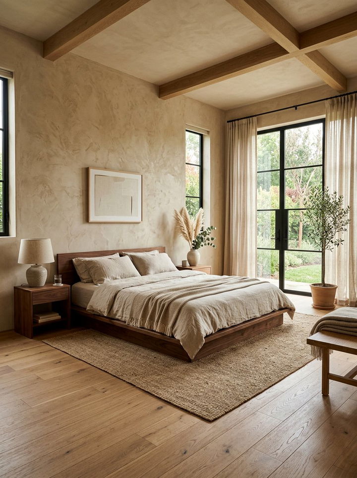 Plaster Wall - 30 character home bedroom ideas