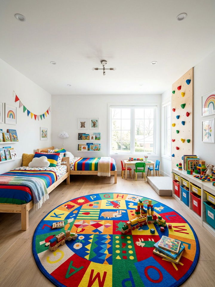 Playroom And Bedroom Combo - 30 boy and girl shared bedroom ideas