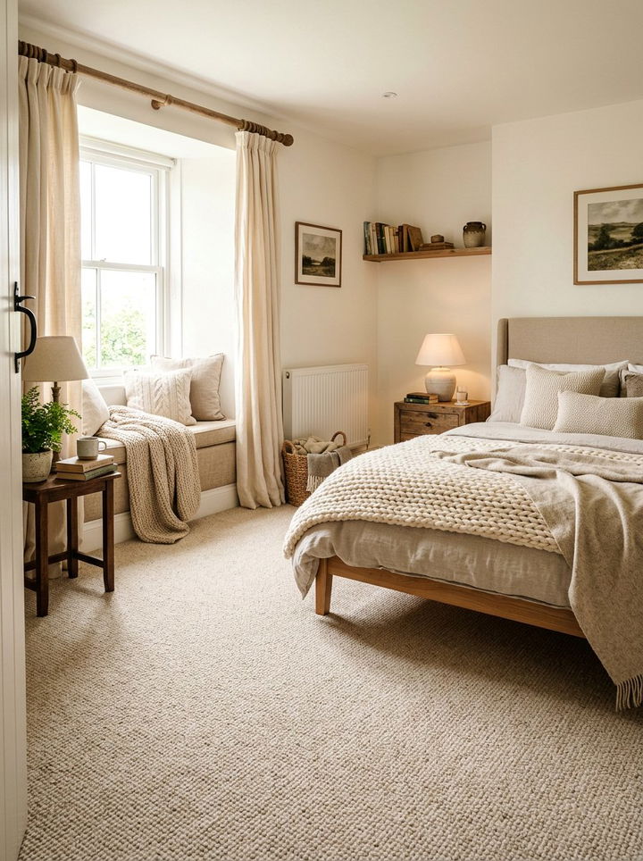 Plush Wall To Wall Carpet - 30 bedroom flooring ideas