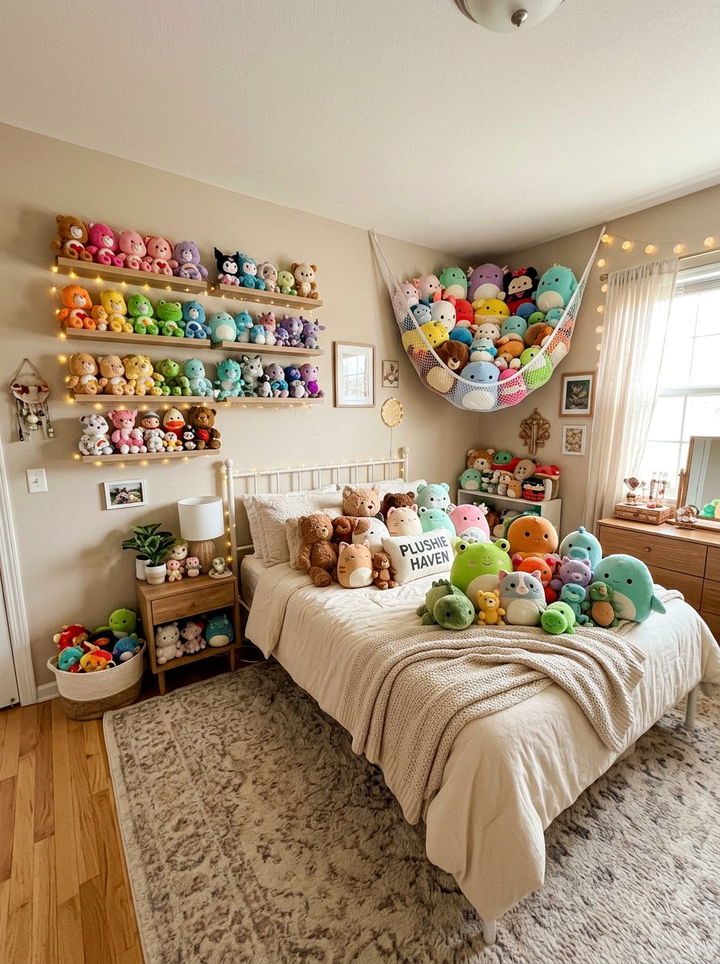 Plushie Bedroom Decor - 30 kawaii bedroom ideas