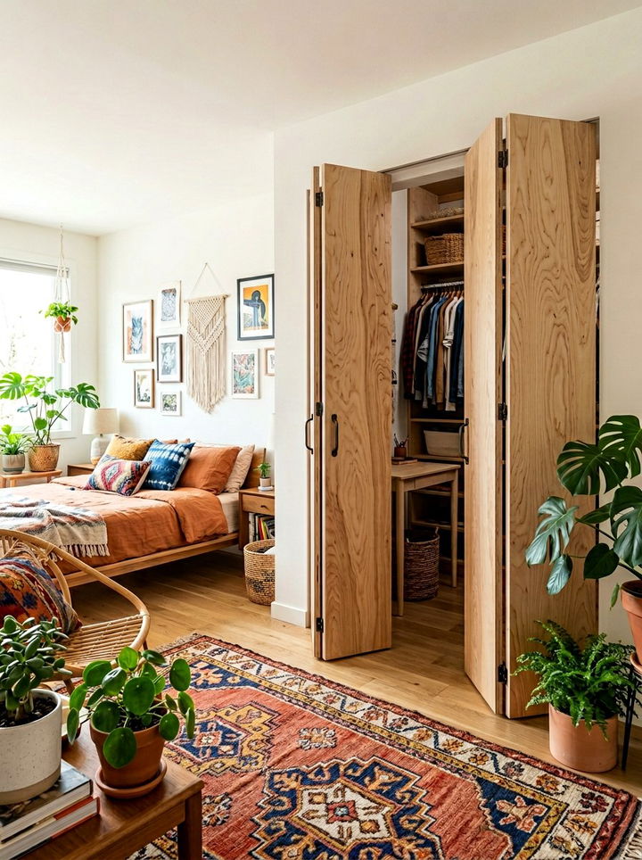 Plywood Bifold Door - 30 bedroom bifold doors