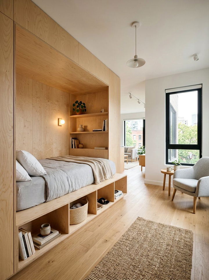 Plywood Built In Bed - 30 bedroom built-in beds