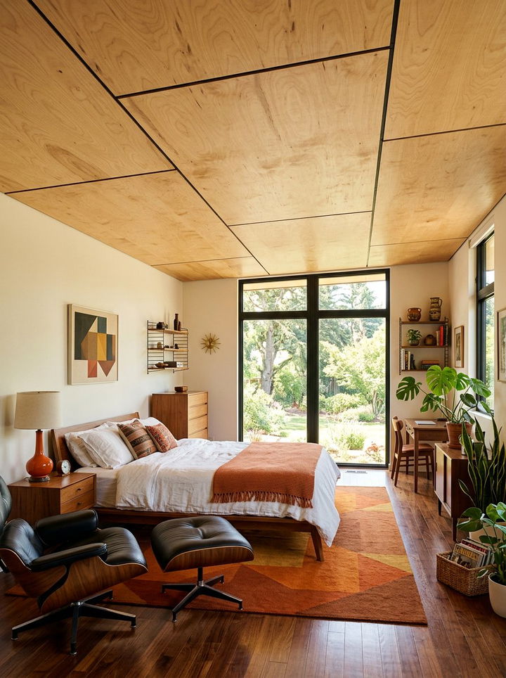 Plywood Ceiling - 30 bedroom ceiling design ideas