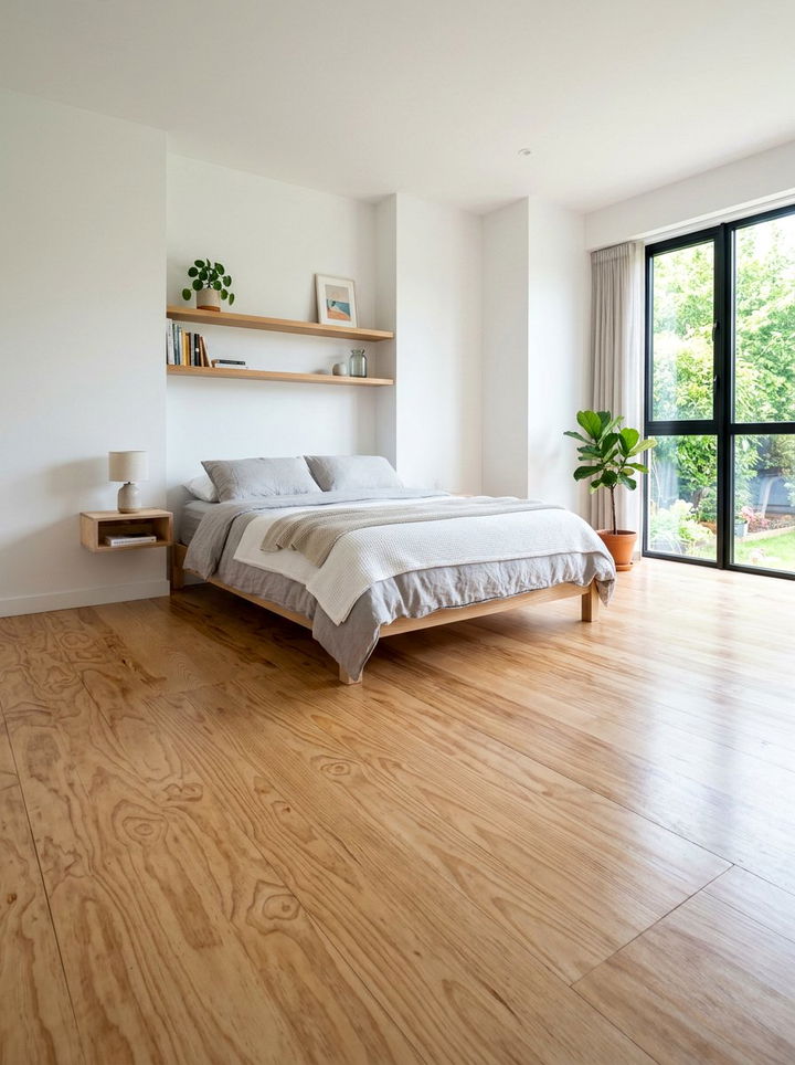 Plywood Sheet Bedroom Flooring - 30 bedroom flooring ideas