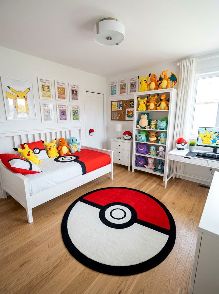Pokemon bedroom - 30 nerd bedroom ideas