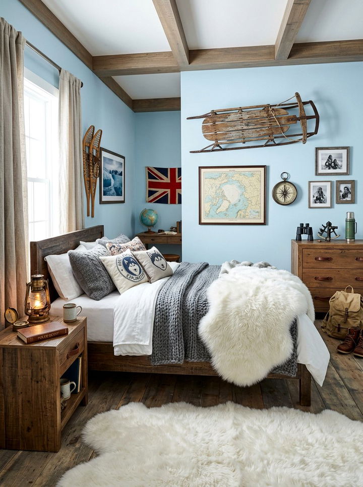 Polar expedition decor - 30 explorer bedroom ideas