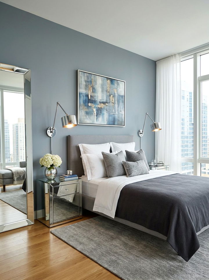 Polished Chrome Wall Lights - 30 bedroom wall lights