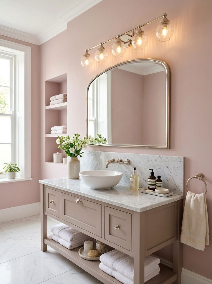 Polished Nickel Vanity Light - 30 bedroom vanity lights