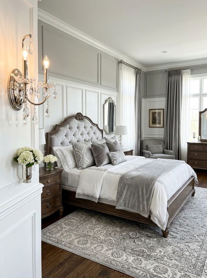 Polished nickel bedroom sconce - 30 bedroom sconces