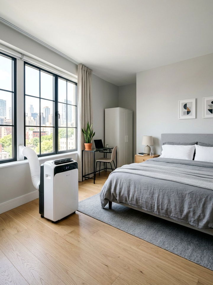 Portable Air Conditioner - 30 bedroom temperature control ideas