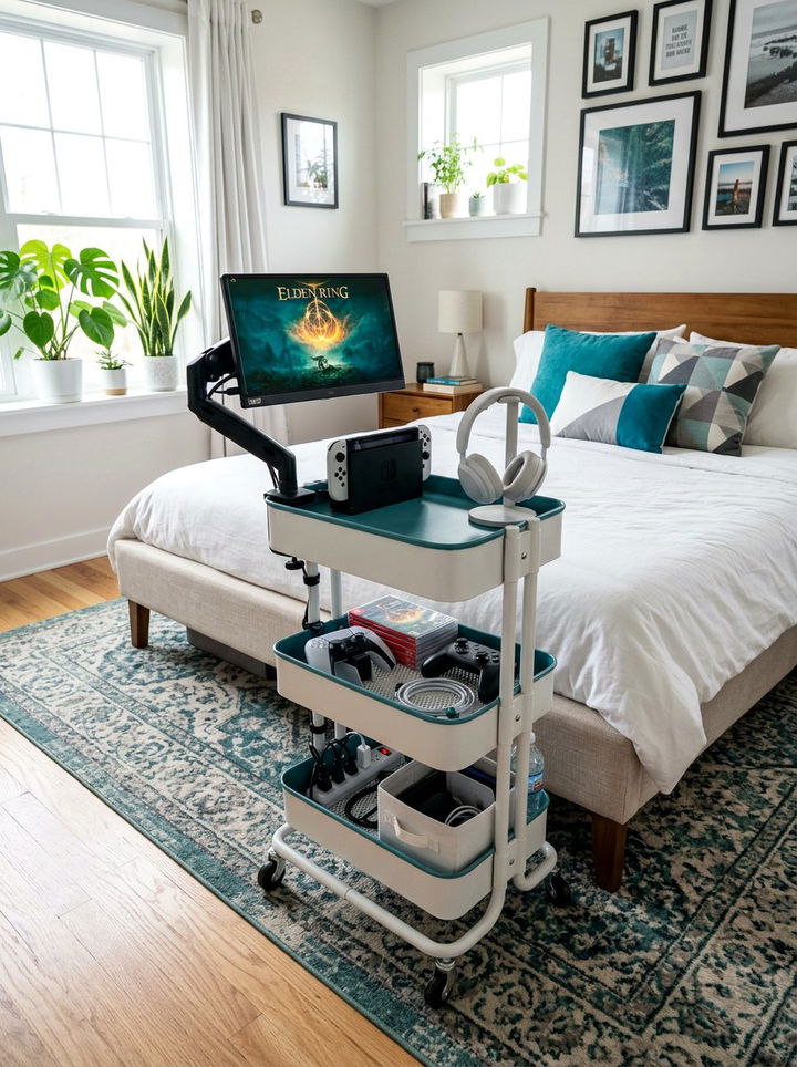 Portable Gaming Nook - 30 video game bedroom ideas