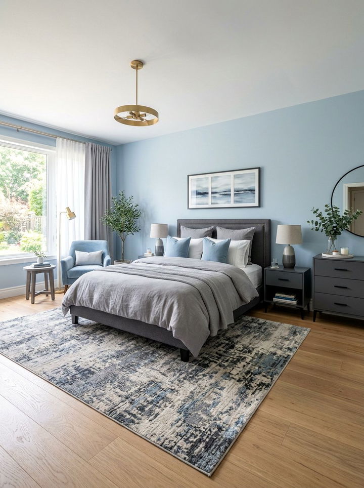 Powder Blue And Gray Bedroom - 30 powder blue bedroom ideas