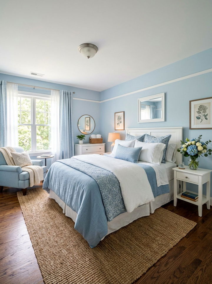 Powder Blue Guest Bedroom - 30 powder blue bedroom ideas