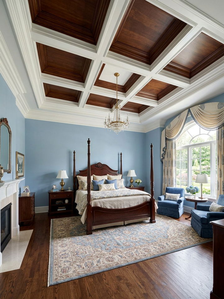 Primary bedroom crown molding - 30 new construction bedroom ideas