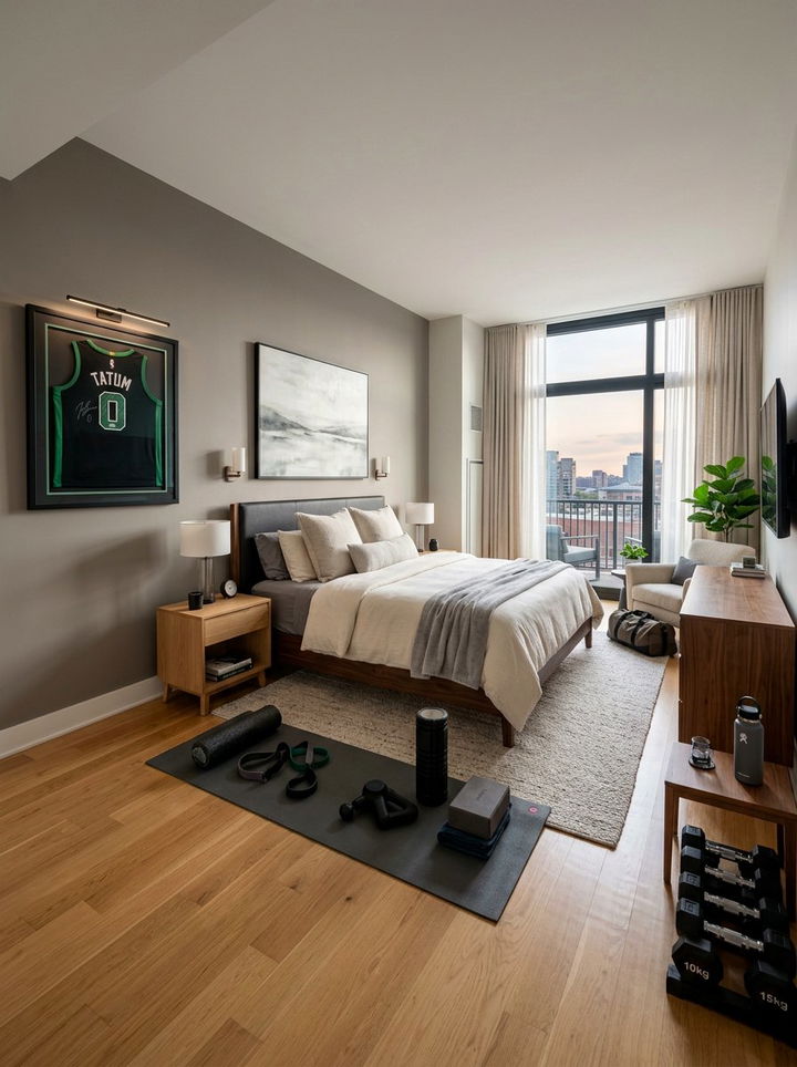 Professional Athlete Bedroom Style - 30 hockey bedroom ideas