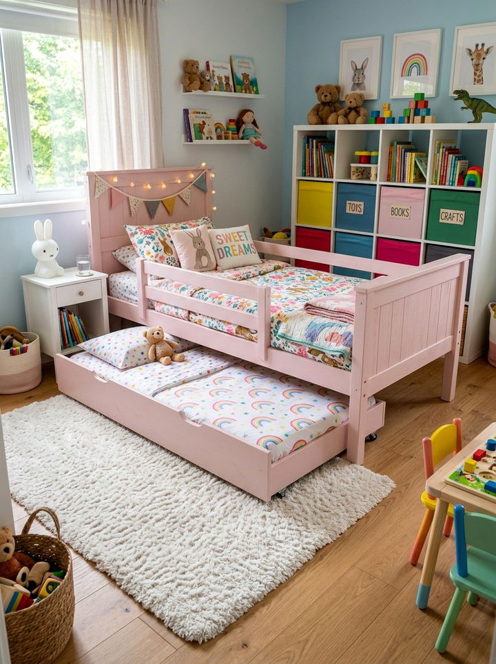 Pull Out Trundle Bed - 30 bedroom transforming furniture ideas