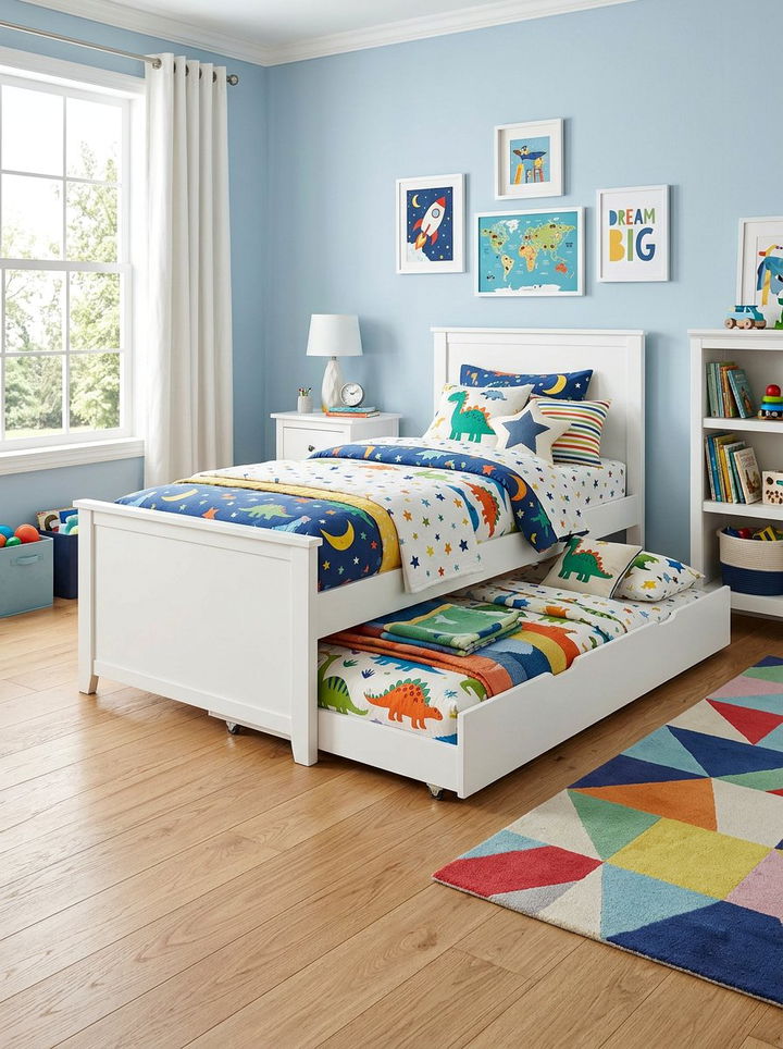 Pull Out Trundle Bed - 30 bedroom adjustable furniture ideas