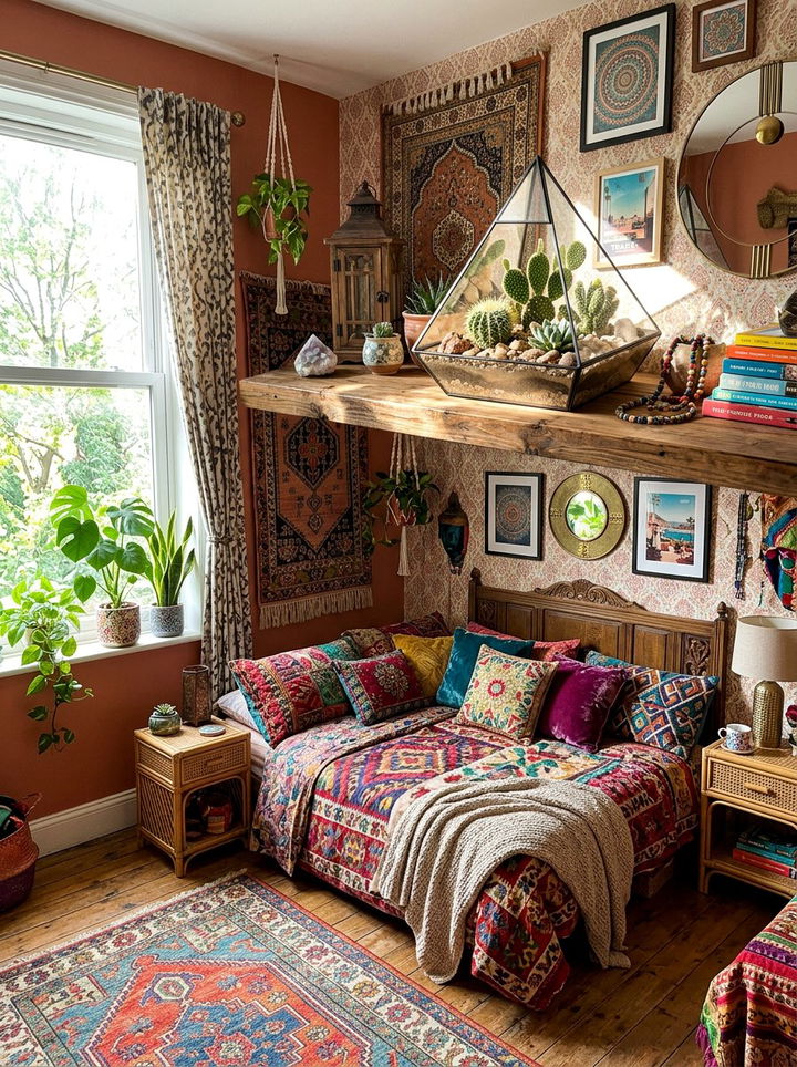 Pyramid Glass Terrarium - 30 bedroom terrariums