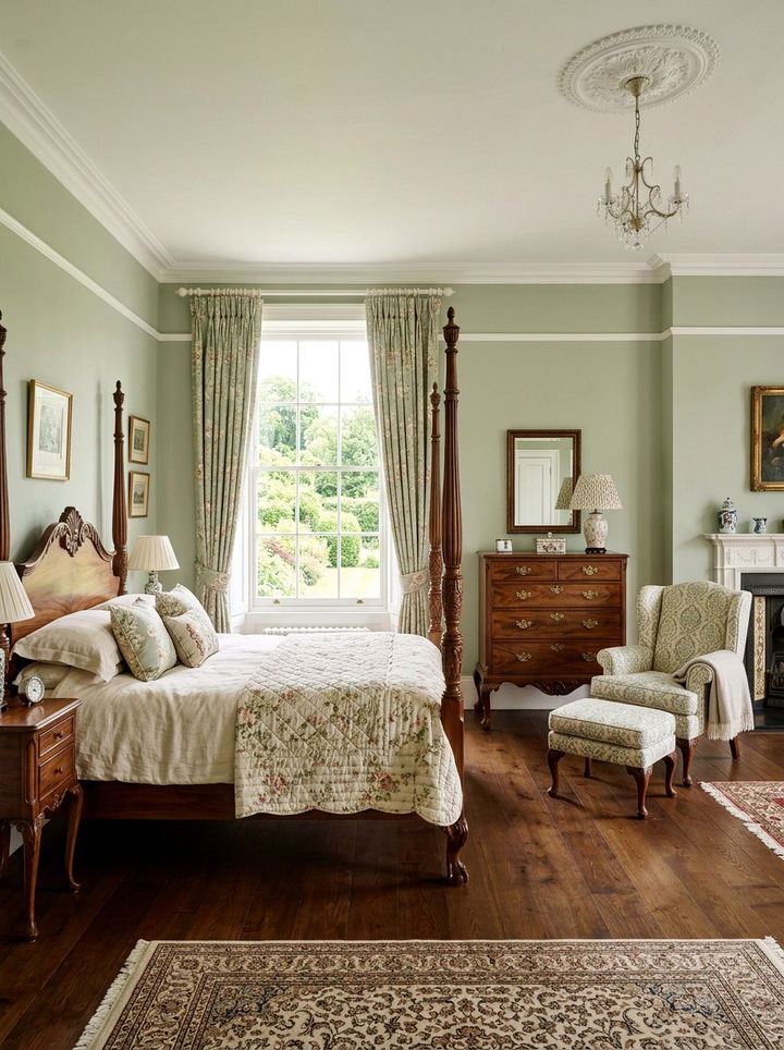 Queen Anne bedroom - 30 historic home bedroom ideas
