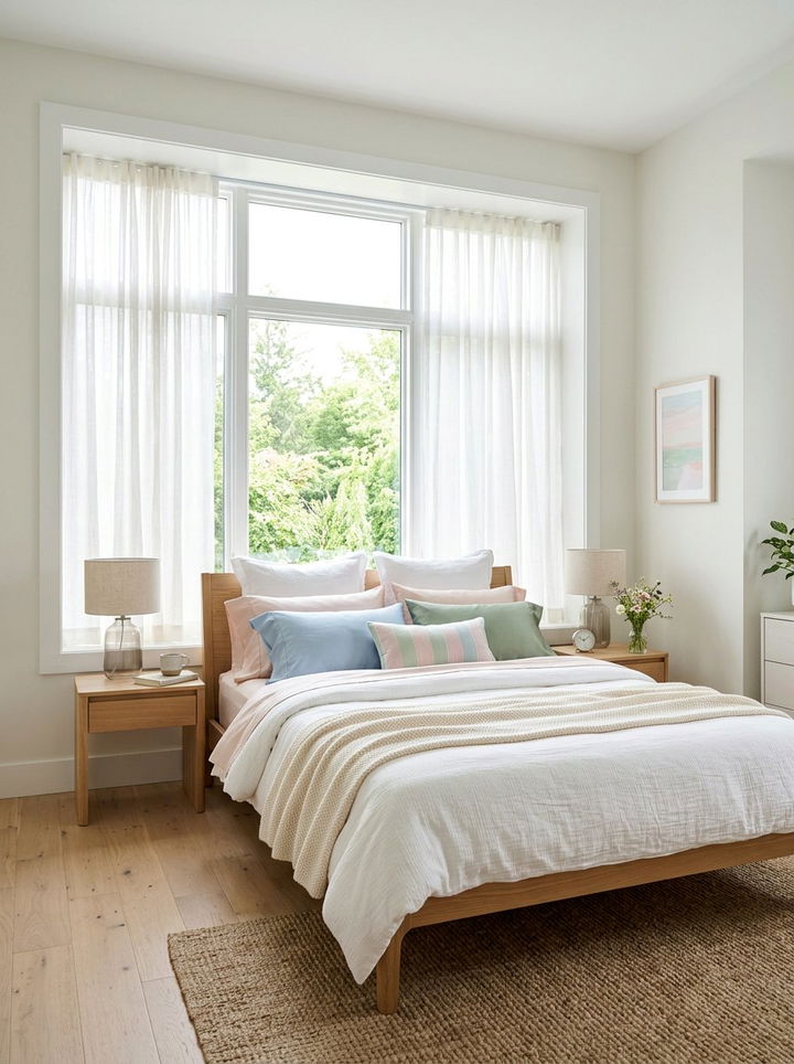 Queen Bed Under Window Layout - 30 bedroom layout ideas