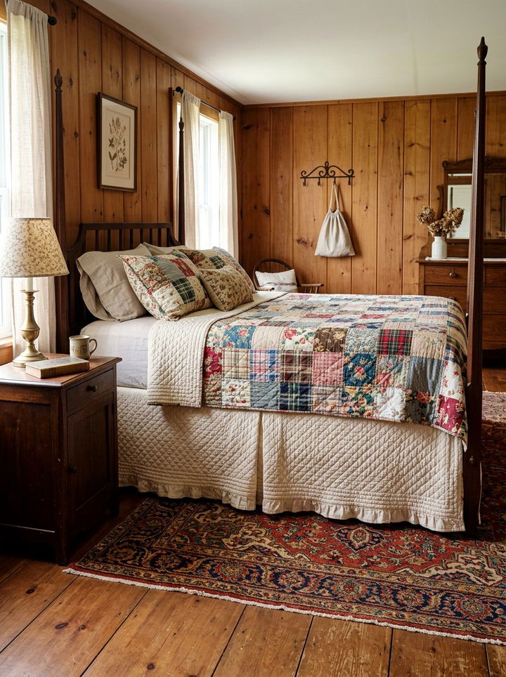 Quilted Bed Skirt - 30 bedroom bed skirts