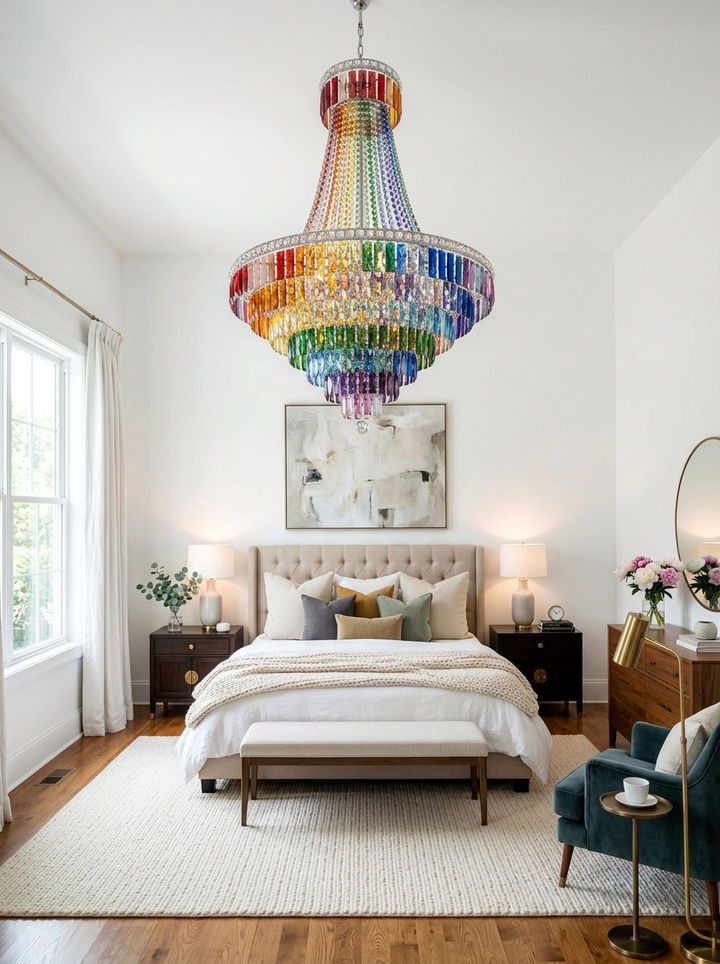 30 Rainbow Bedroom Ideas for a Bright and Colorful Space