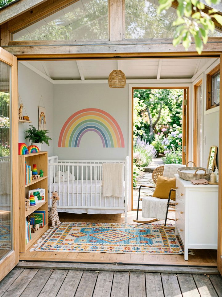 Rainbow Nursery - 30 rainbow bedroom ideas