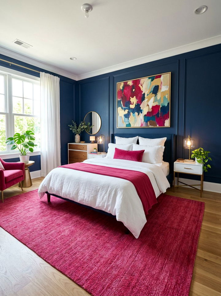 Raspberry Pink Bedroom - 30 jewel tone bedroom ideas