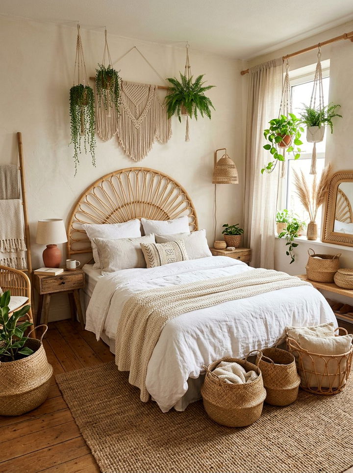 Rattan Bedroom Decor - 30 better sleep bedroom ideas