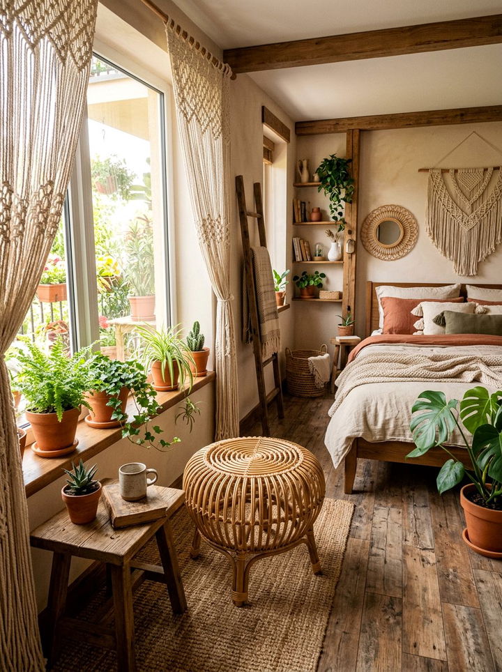 Rattan Bedroom Stool - 30 bedroom stools