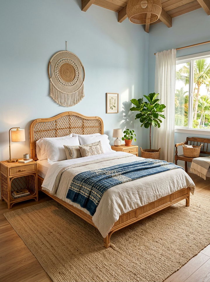 Rattan Coastal Furniture - 30 surfing bedroom ideas