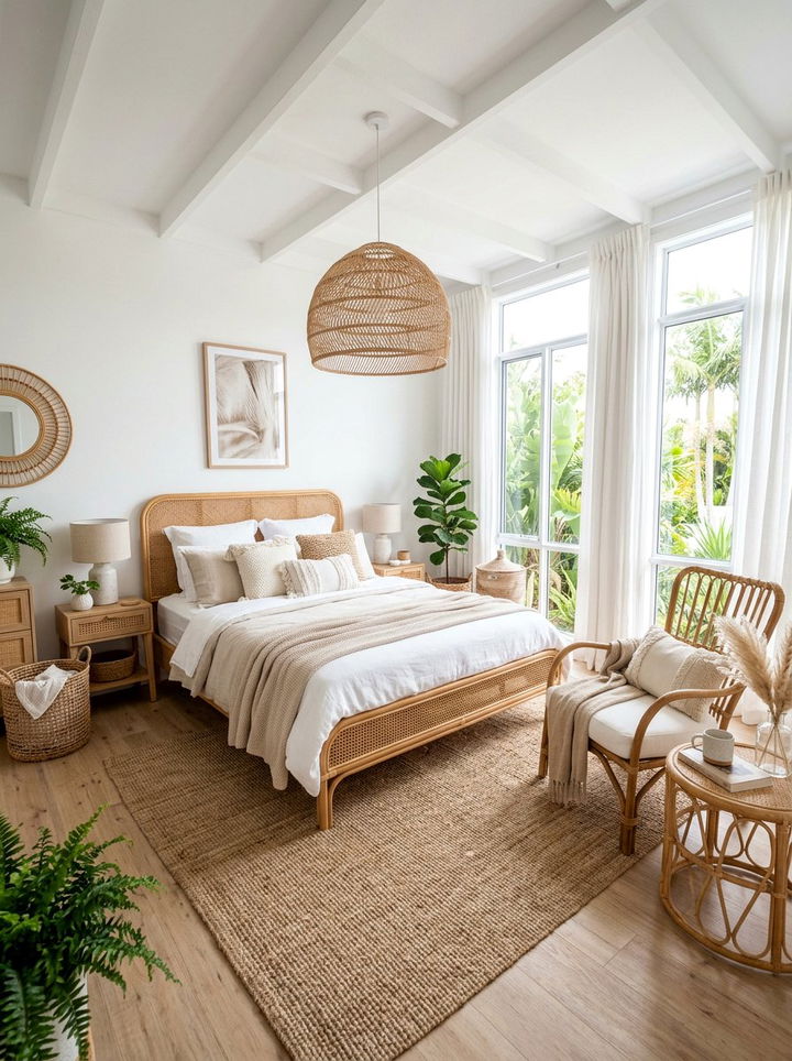 Rattan Decor Bedroom - 30 airy bedroom ideas